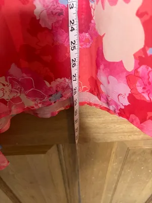 Índigo soul women’s Coral Floral V-Neck Tunic Top size XL thumbnail 4