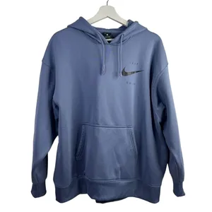 Nike Size L Sweatshirt Hoodie Sportswear Therma Oversized Pull‎ Over DA1452-482 thumbnail 2