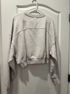 Aerie OFFLINE by Crewneck Cropped thumbnail 3
