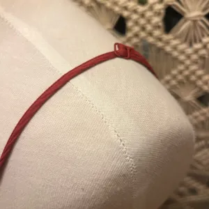 Red Aerie corset style spaghetti strap dress thumbnail 6