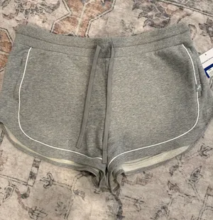 Joylab Retro Heather Gray Piped Athletic Shorts - XXL thumbnail 1