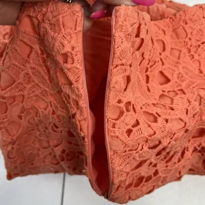 ASTR the Label Size S Dress Lace A Line Midi Wedding Guest Coral Lined V-neck‎ thumbnail 7