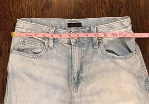 Uniqlo Women's Light Blue Flare Jeans thumbnail 5