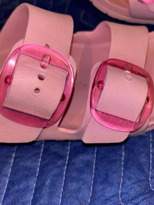 Birkenstock Arizona Eva Big Pink Translucent Buckles 2 Strap Sandals 7 thumbnail 7