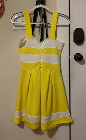 Yellow Colorblock Dress thumbnail 2
