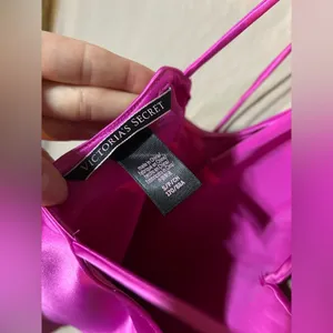 Victoria’s Secret hot pink slip dress thumbnail 3