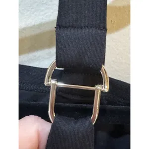 Urban Revivo black off-the-shoulder top Size 10 Metal Ring Asymmetrical thumbnail 4
