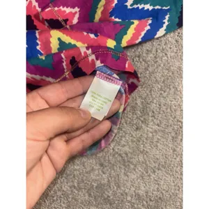 LILLY PULITZER Janelle Colorful Chevron Print‎ small pima cotton NWOT thumbnail 4