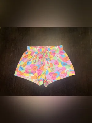 Show me your MuMu PJ shorts Sweetheart Candy Print Lounge Shorts - Pastel Multi thumbnail 2