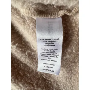 Haven Well Within Cream Cowl Neck Sweatshirt Lightweight Cozy Size XL thumbnail 4