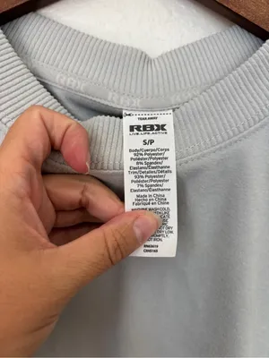RBX Solid Light Grey Cozy Sweatsuit Gray thumbnail 3