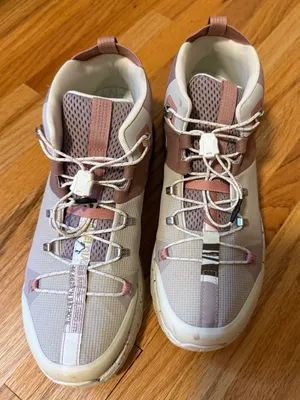 On Cloudtrax Rose/Ivory hiking sneakers thumbnail 7
