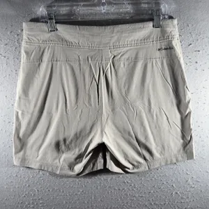 3127 | Columbia Saturday Trail Stretch Hiking Shorts Khaki Tan Womens 12 thumbnail 2