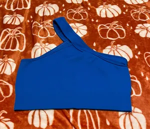 Amazon seamless one shoulder sports bra thumbnail 1