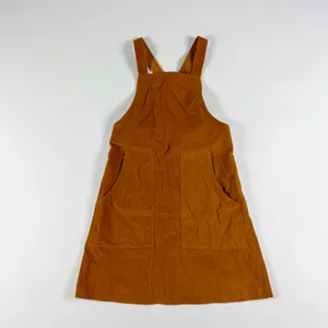 Madewell Velveteen Velvet Velour Pullover Sleeveless Jumper Mini Dress Brown S thumbnail 1