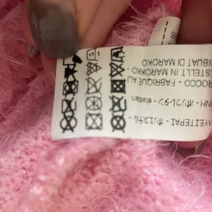 Zara Women Cropped Top L Pink Fuzzy Eyelash Knit Y2K Coquette‎ Indie Festival thumbnail 9