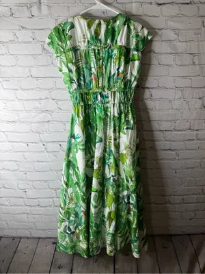 Antonio Melani Victoria tropical print v neck maxi dress size 0 thumbnail 9