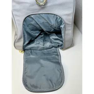 PROTEGE Weekender Duffel Bag 22‑Inch Silver Gray Spacious Travel Tote NEW w/Tags thumbnail 10