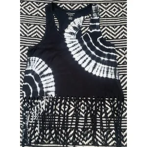 Southern Shirt Southern Spirit Tie Dye Fringe Tank Top thumbnail 8