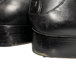 Tory Burch Womens 9.5 Caitlin Riding Boots Knee High Leather Black Logo‎ Pull On thumbnail 5