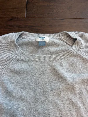 Old Navy Women’s Crewneck Sweater in Light Gray Size Large - C58-023 thumbnail 3