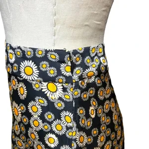 Free People Phoebe Daisy Print Mini Skirt Black Orange Size 2‎ thumbnail 6