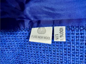 Vtg 80s Avoca Ireland Pure Wool Blue Purple Striped Jacket Unisex M XL⁠ thumbnail 4
