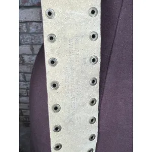 belt y2k leather studded crochet boho brown brass thumbnail 10