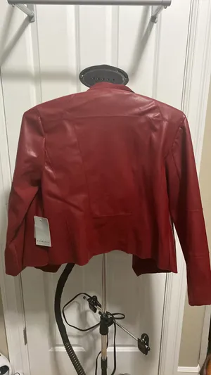 NWT Womens Size large leather jacket thumbnail 2