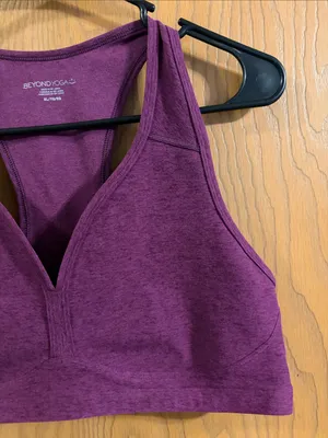 Beyond Yoga Women’s Purple Spacedye Lift Your Spirits Sports Bra XL thumbnail 5