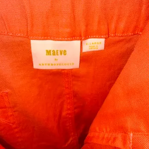 Anthropologie NWT $98 x Maeve Orange The Colette Skirt: Mini Edition XL thumbnail 10
