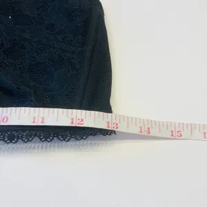 Victoria's Secret Bralette Women Large Black Lace Rhinestone No-Wire NEW‎ thumbnail 9