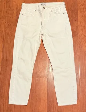 AGOLDE White Sophie High Rise Jeans Cropped Ankle size‎ 26 thumbnail 1