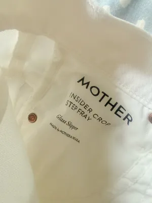 MOTHER Insider Denim Crop Step Fray thumbnail 4