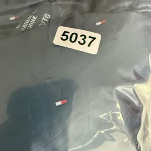 Tommy Hilfiger Puffer Vest Navy Blue Mini Flag Print Packable Lightweight XL‎ thumbnail 13