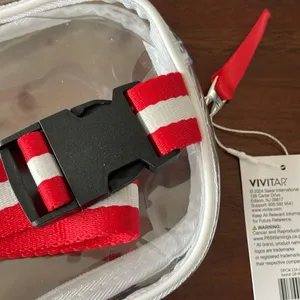 Vivitar Game Day waist pouch clear zip new Fanny pouch crossbody bag thumbnail 4