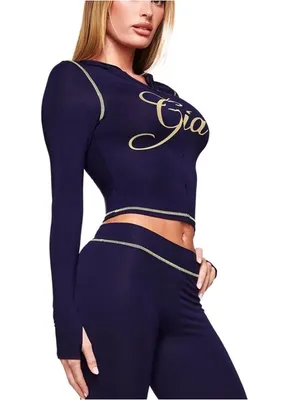 I AM GIA Blare Hoodie Navy Small NWT IN PACKAGE thumbnail 3