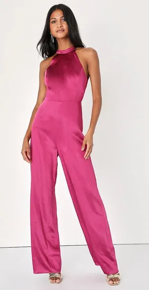 Lulus Jumpsuit Wide-Leg backless thumbnail 1