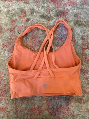 Orange Lululemon Bra thumbnail 3