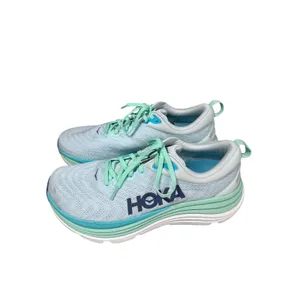 HOKA Gaviota 5 Women’s Size 12 Stability Running Shoes Blue Mint Cushioned thumbnail 8