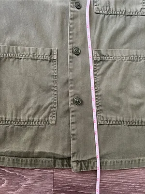 Universal Thread Olive Green Chore Utility Jacket Cotton Relaxed S thumbnail 12