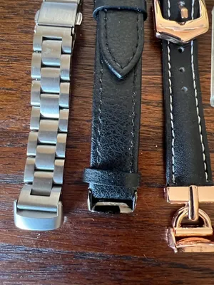 Bundle of Fitbit Watch Straps with Rose Gold, Stainless Steel and Black thumbnail 3