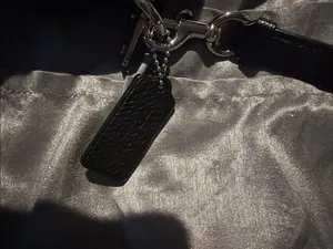 Coach Black Pebbled Leather Crossbody Bag thumbnail 5