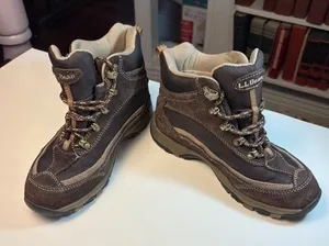 LL BEAN Women Tek 2.5 waterproof Primasoft Hiking‎ Boots activewear 6.5 M thumbnail 1