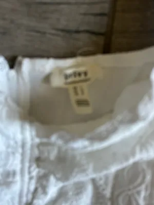 privy White Eyelet Puff-Sleeve Mini Dress thumbnail 2