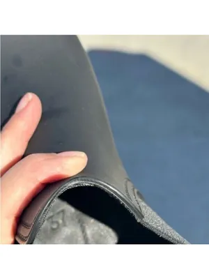 Jeffrey Campbell Cloudy Black Matte Rubber Rain Boots Chelsea Ankle Platform 7 thumbnail 9