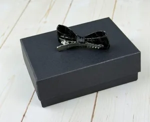 Vintage Y2K Black Bow Hair Clip Goth 2000 Emo Scene thumbnail 2