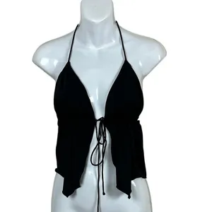 Princess Polly Chantria Top Black size 8 thumbnail 7
