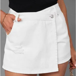 VICI DOUGHERTY WHITE DENIM SKORT thumbnail 3