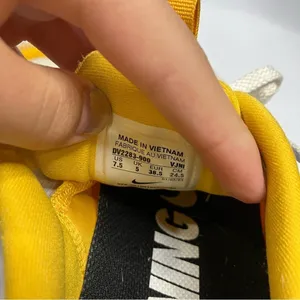 Nike React escape run‎ 2 sneakers white yellow size 7.5 thumbnail 6